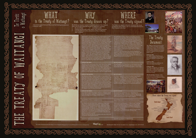 wall chart - Treaty of Waitangi