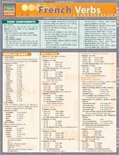 French Verbs laminated guide
